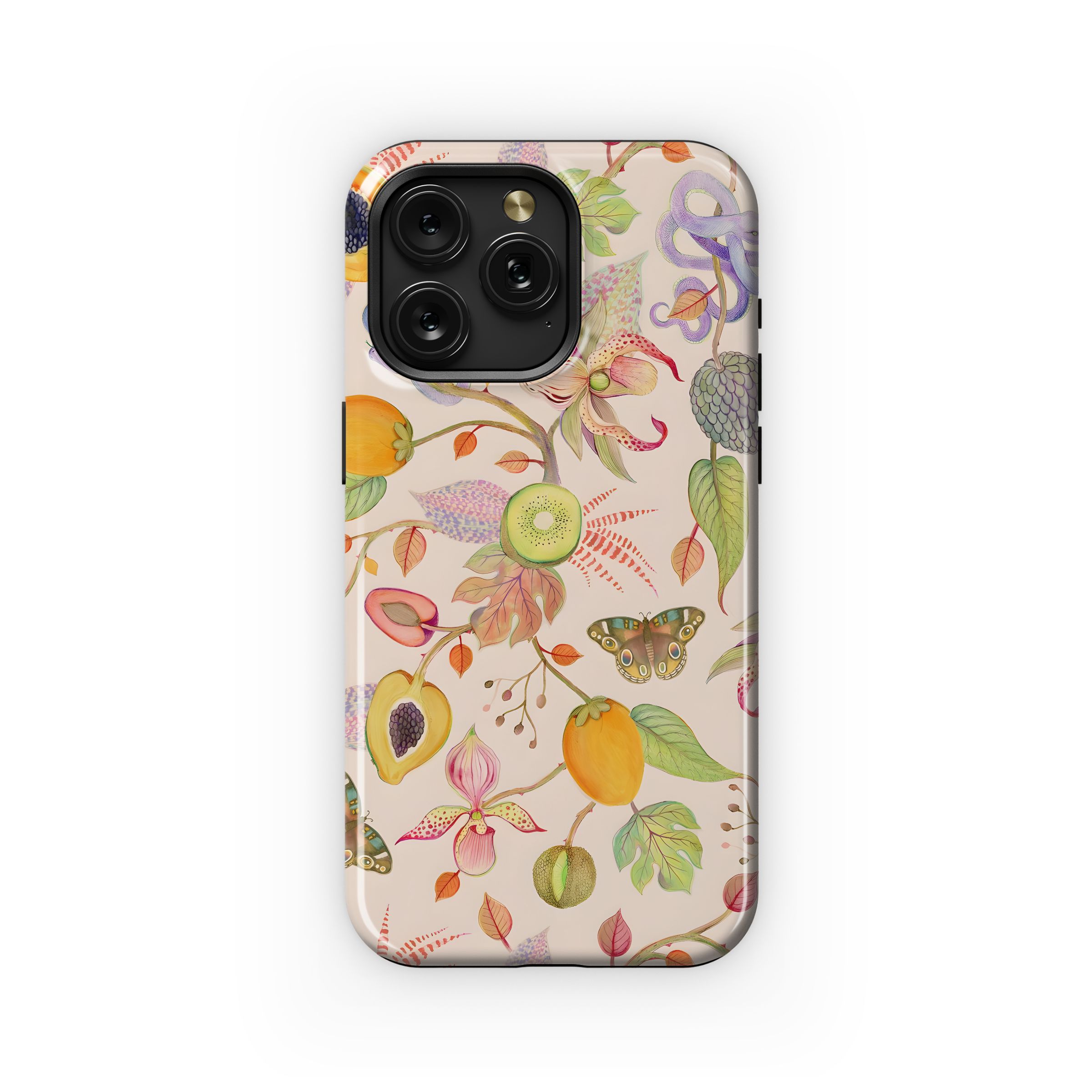 Tropical Fruit & Serpent Dreams Phone Case iPhone Samsung Cover Pixel 4919