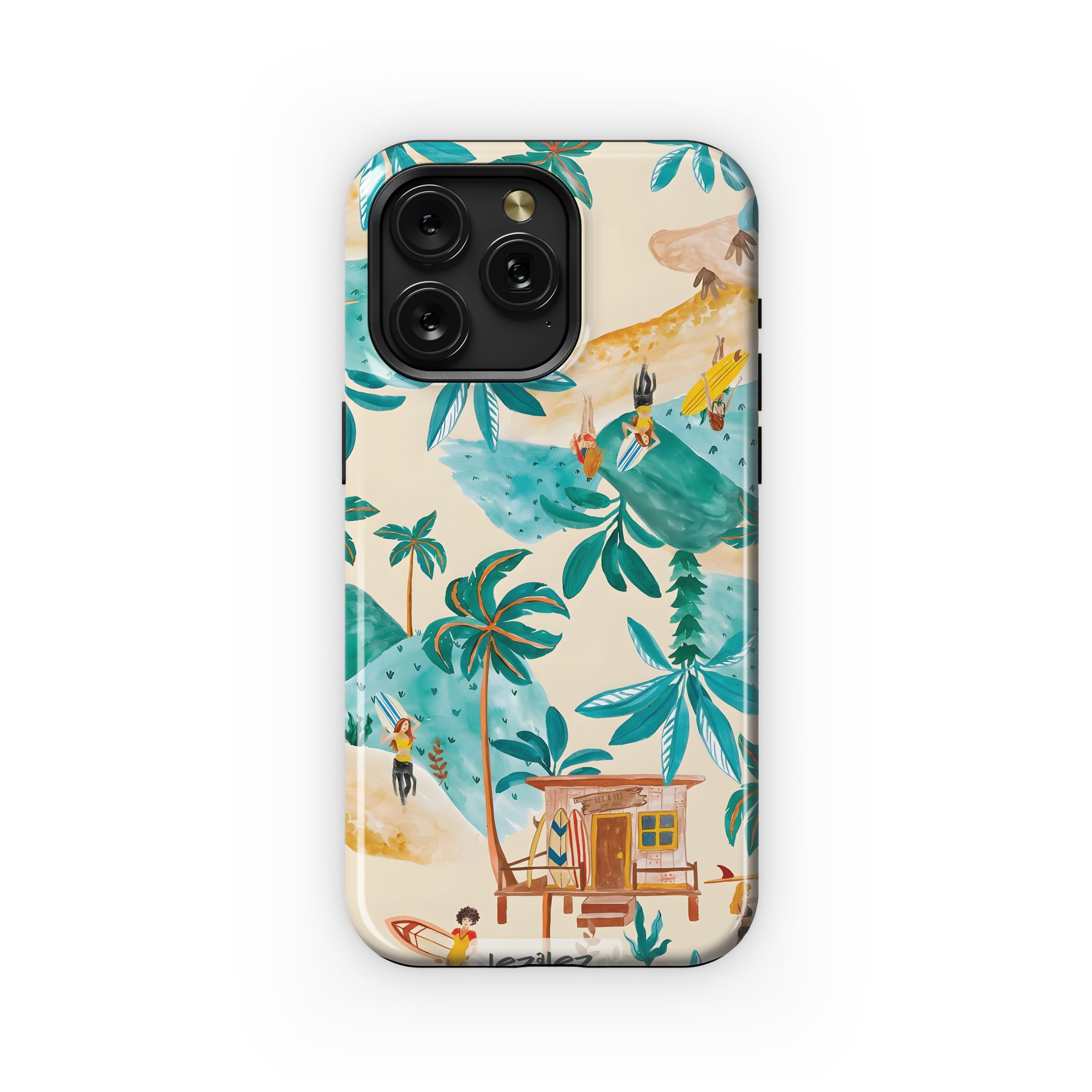 Tropical Surf Paradise Phone Case iPhone Samsung Cover Pixel 4801