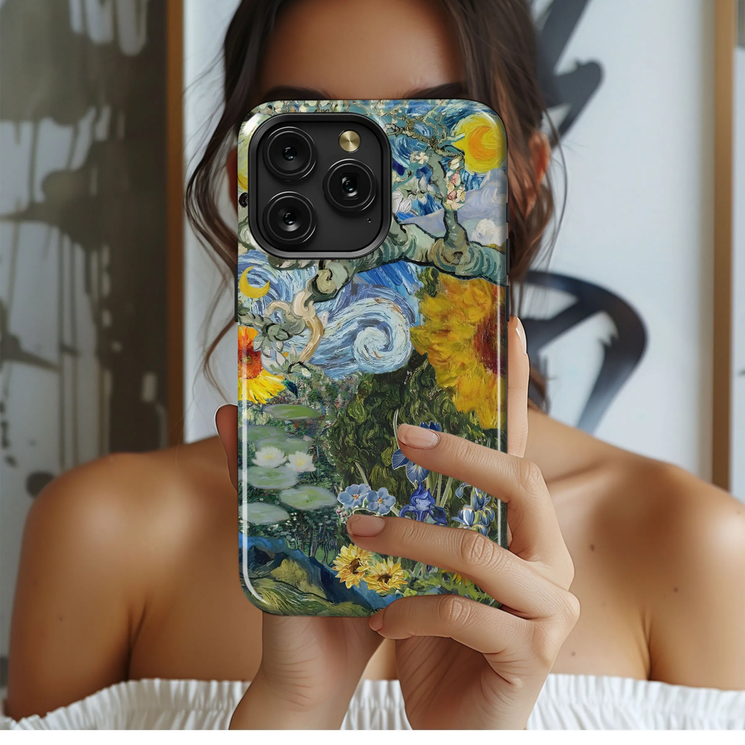 Van Gogh Floral Symphony Phone Case iPhone Samsung Cover Pixel 4982