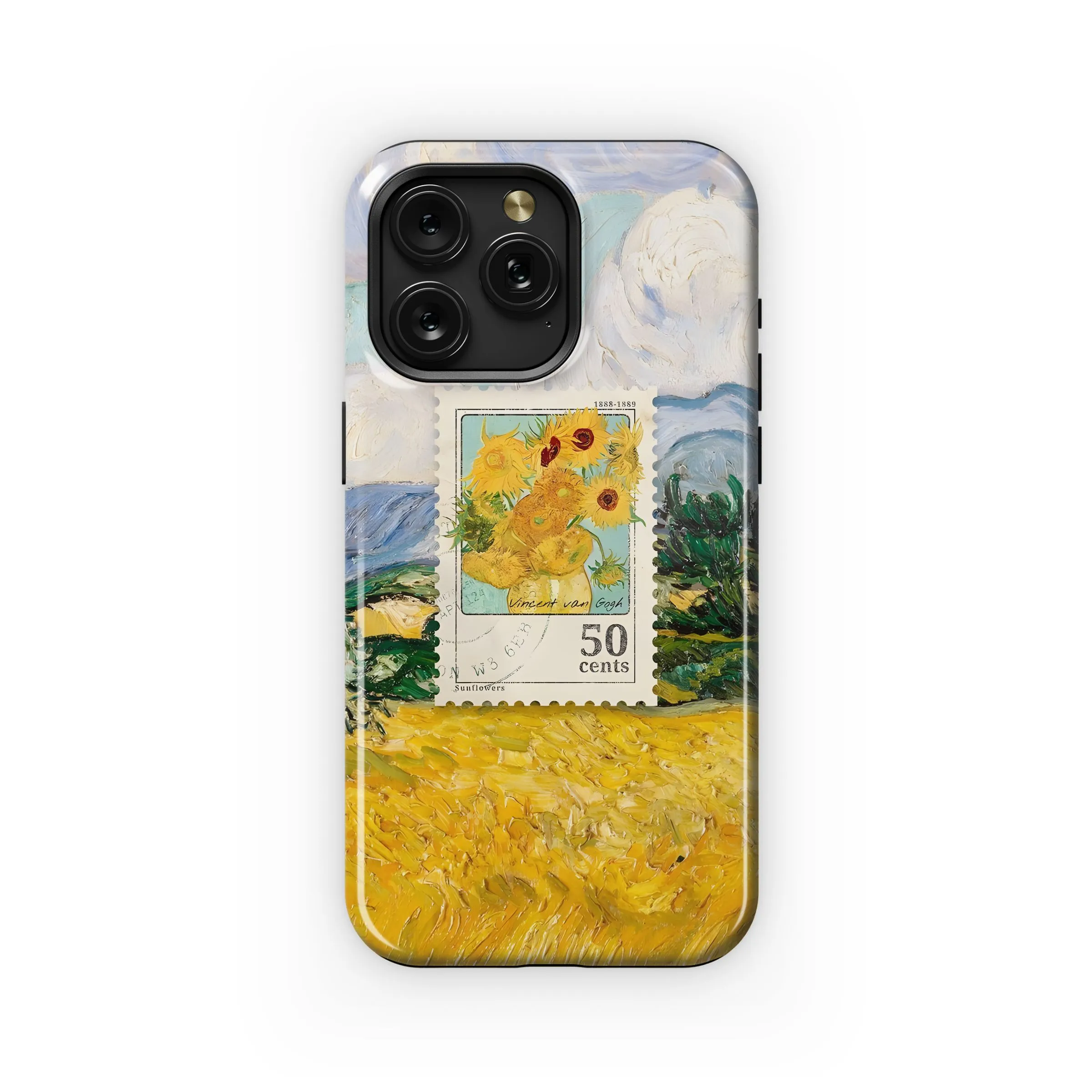 Van Gogh's Stamp Landscape Phone Case iPhone Samsung Cover Pixel 4986