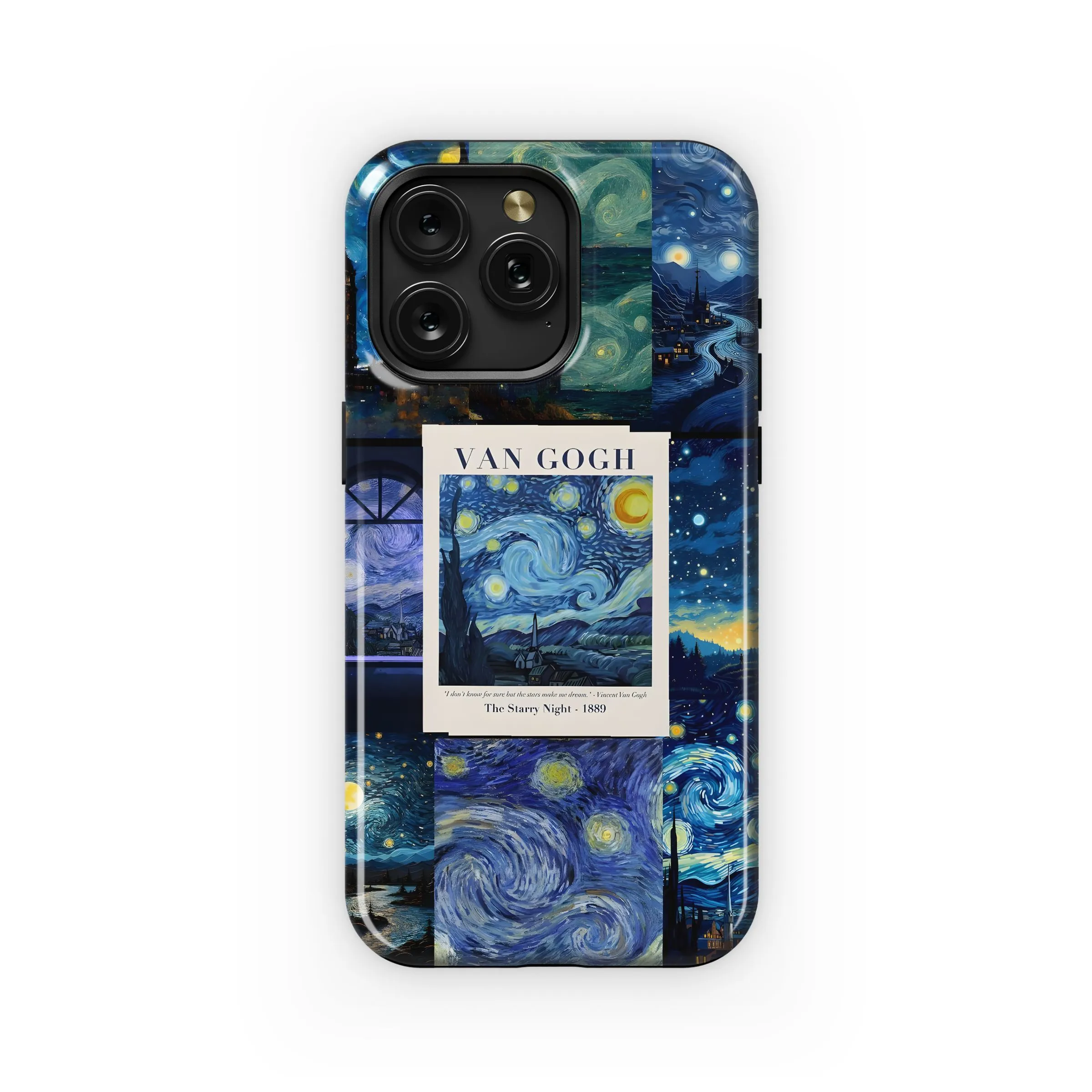 Van Gogh's Starry Nightscape Phone Case iPhone Samsung Cover Pixel 4984