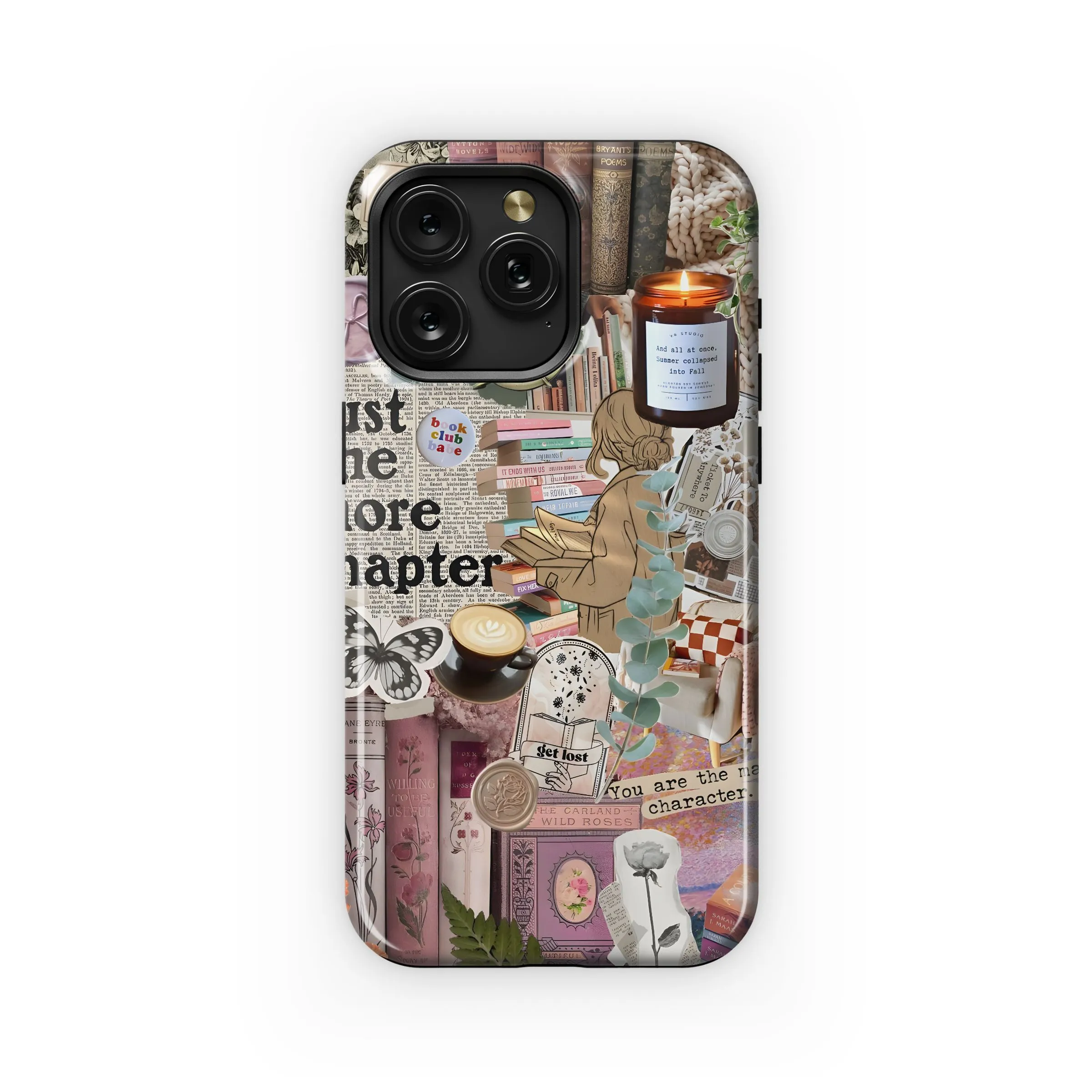 Vintage Book Lover's Aesthetic Phone Case iPhone Samsung Cover Pixel 5007