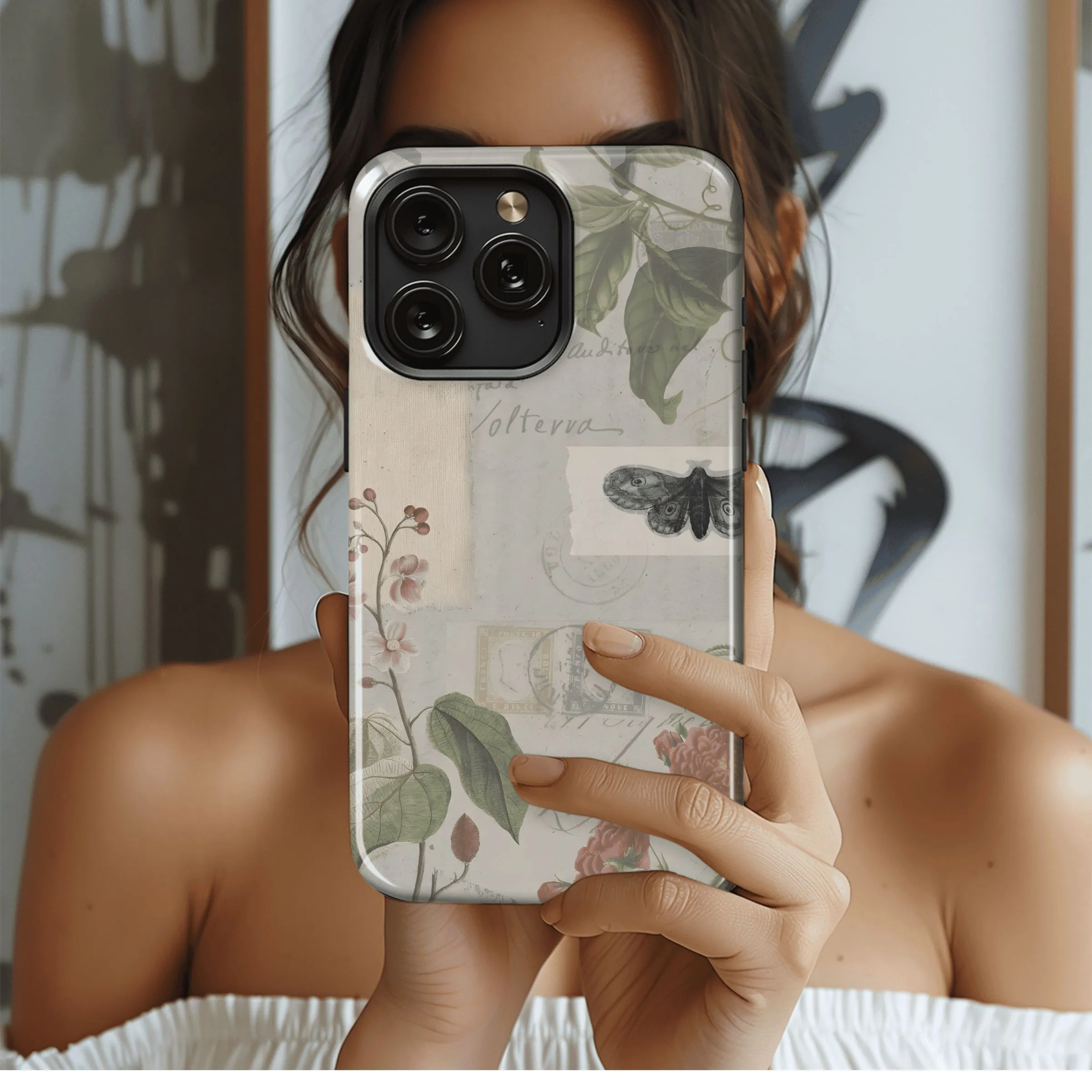 Vintage Botanical Motifs
 Phone Case iPhone Samsung Cover Pixel 4640