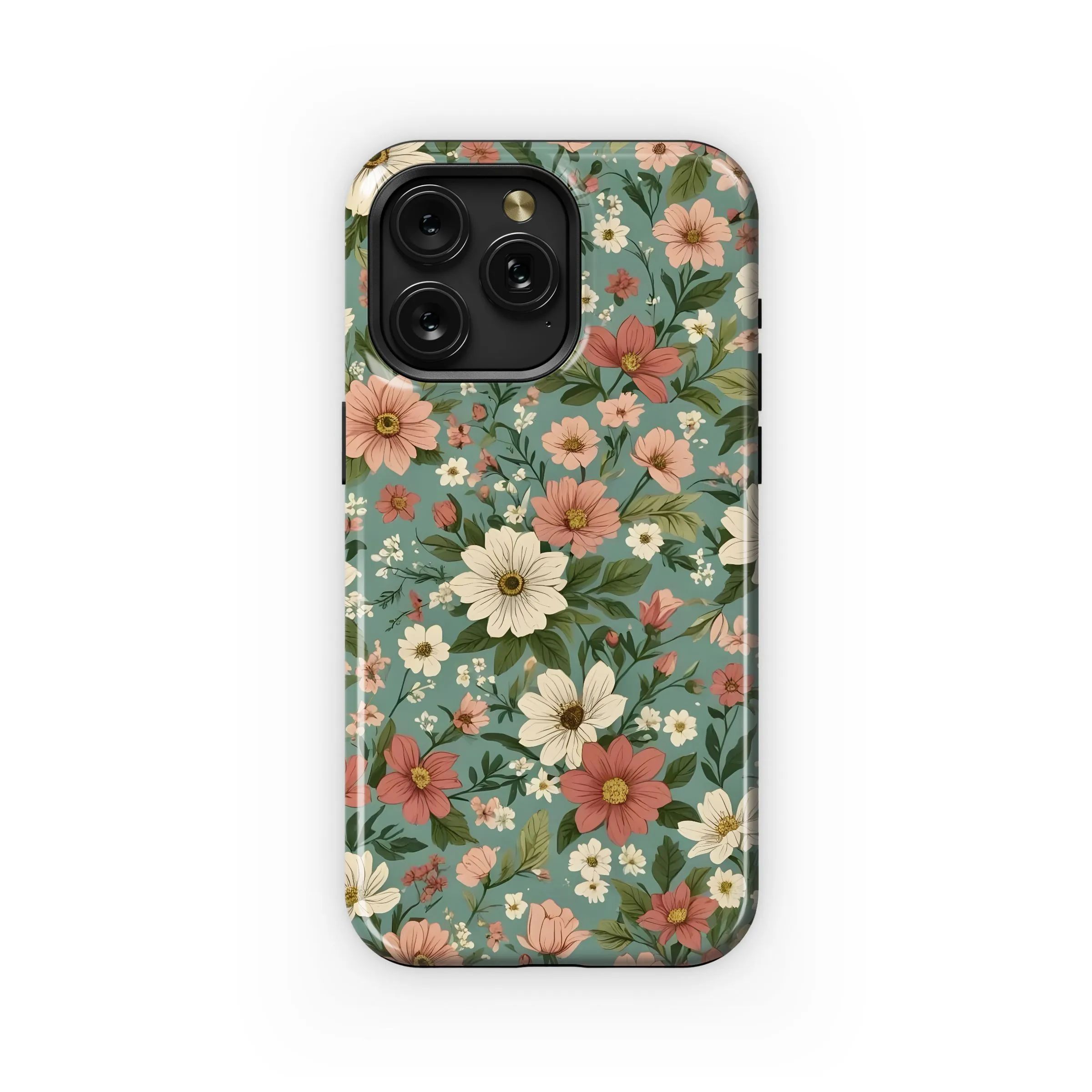 Vintage Floral Garden Bloom Phone Case iPhone Samsung Cover Pixel 4909