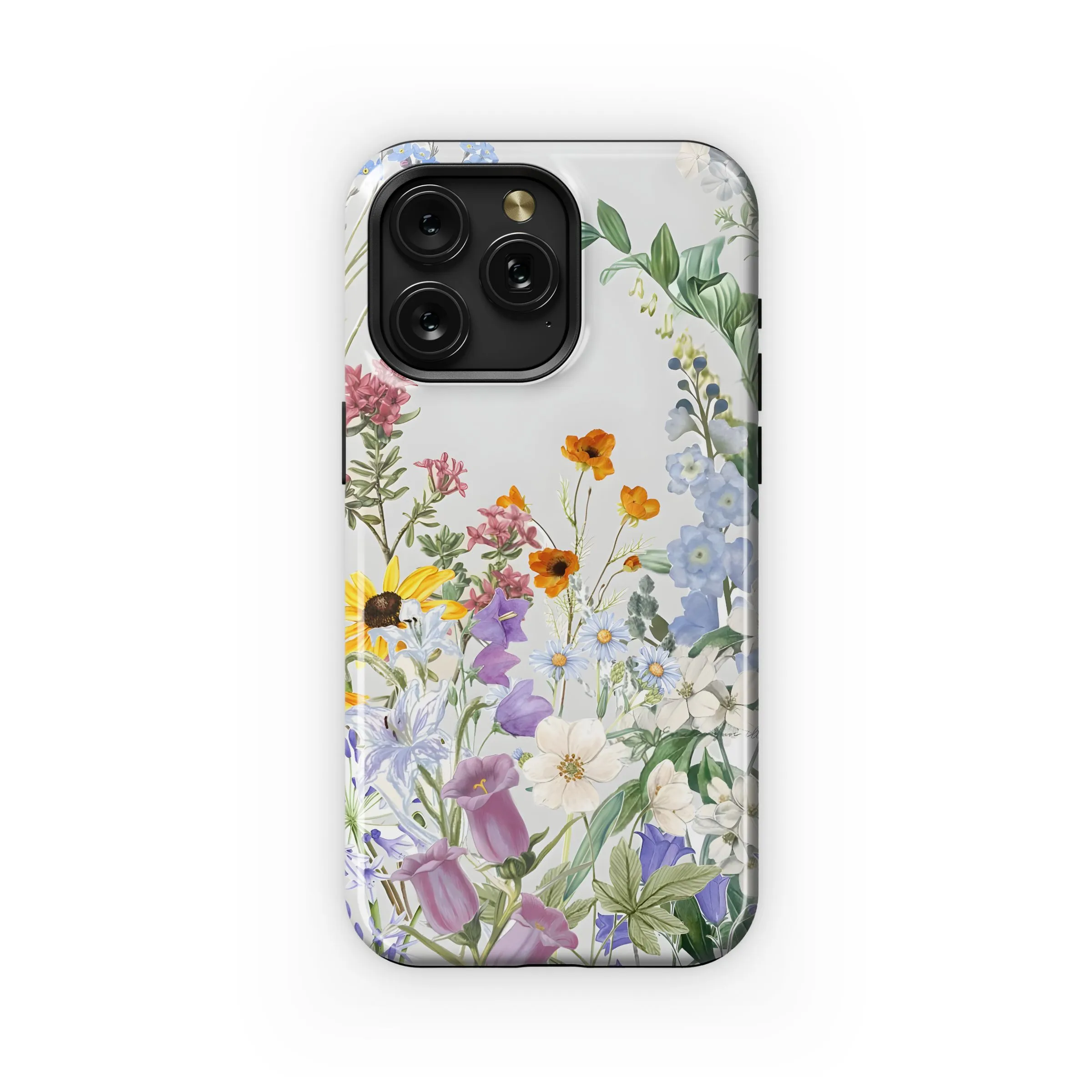 Vintage Floral Garden Design Phone Case iPhone Samsung Cover Pixel 4947