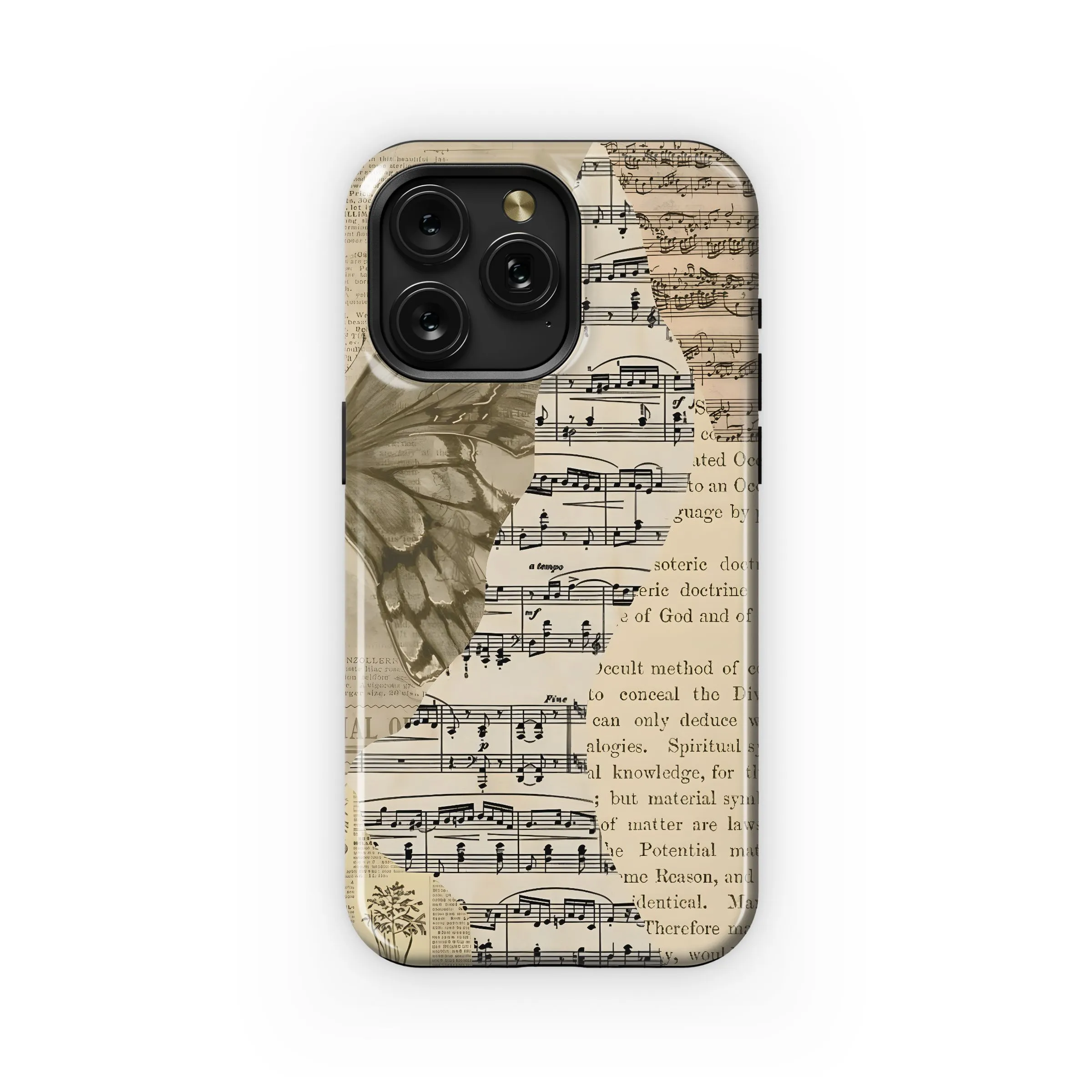 Vintage Music Butterfly
 Phone Case iPhone Samsung Cover Pixel 4756