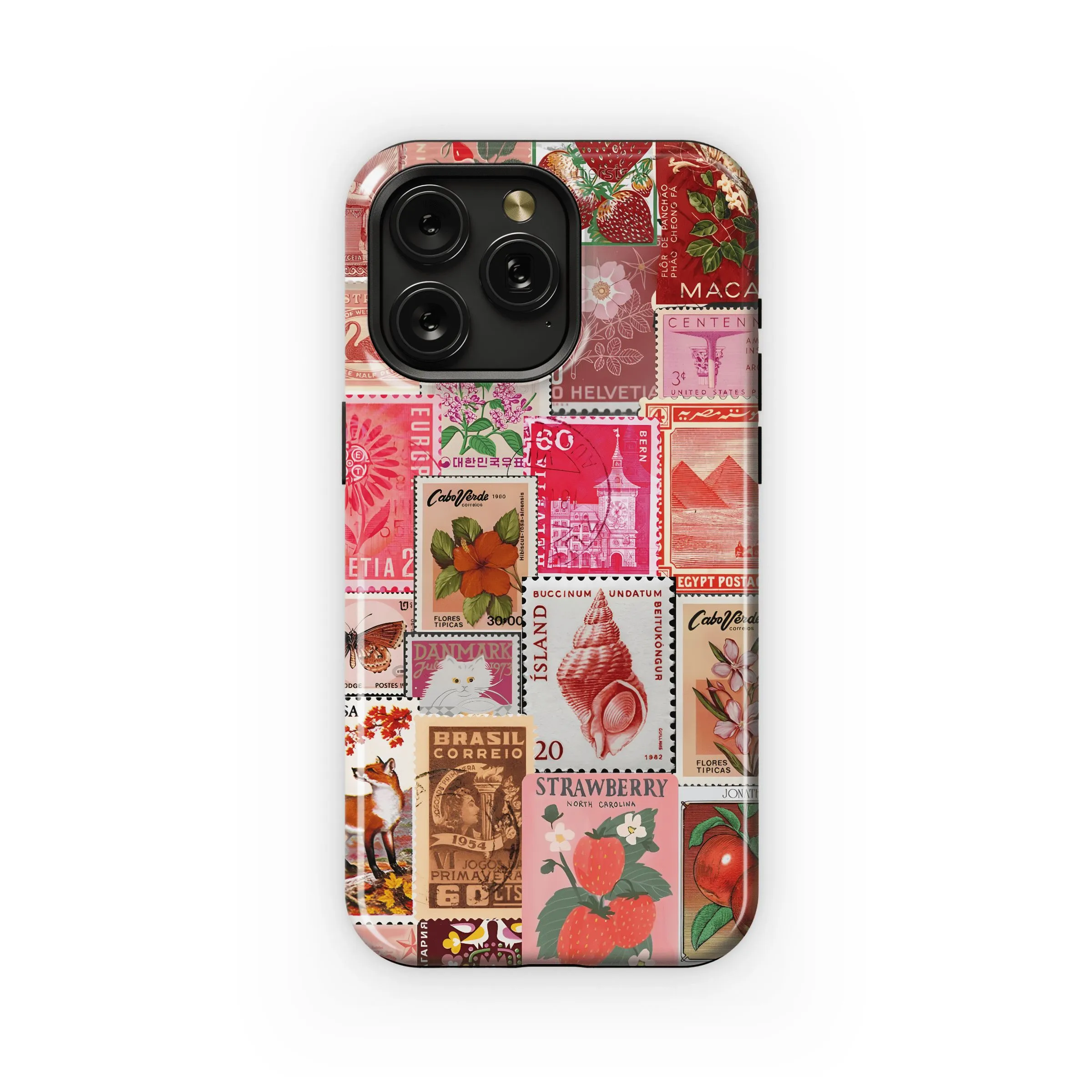 Vintage Postage Stamps
 Phone Case iPhone Samsung Cover Pixel 4458