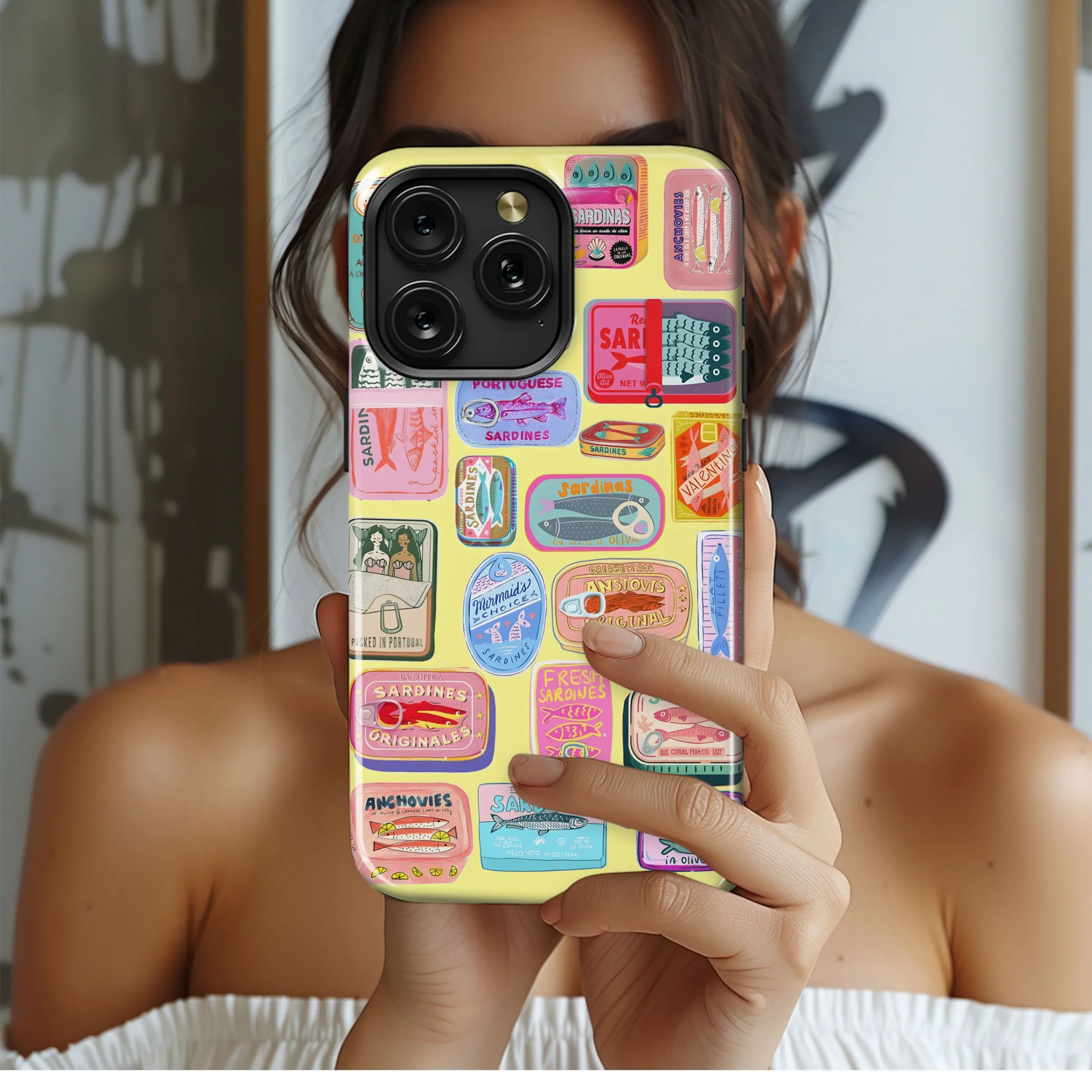 Vintage Sardine Cans
 Phone Case iPhone Samsung Cover Pixel 4771