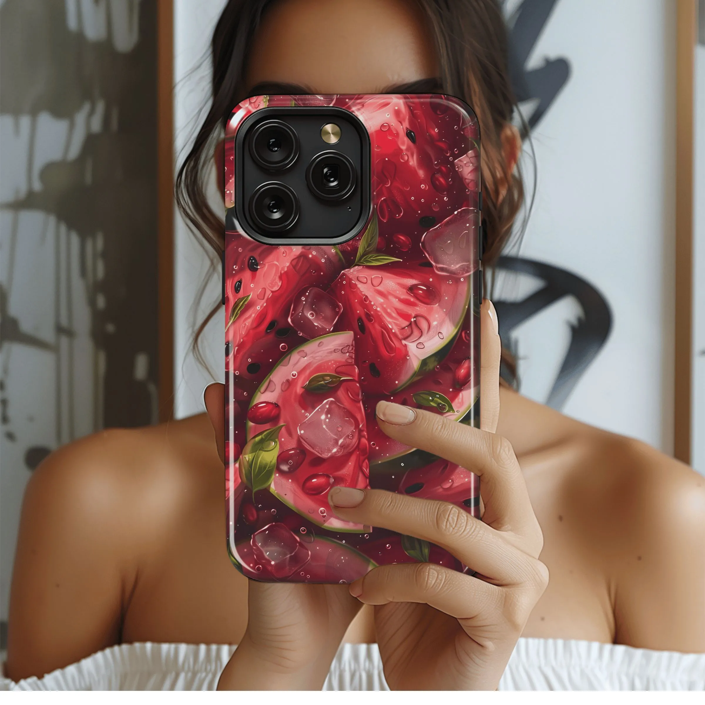 Watermelon Summer Splash
 Phone Case iPhone Samsung Cover Pixel 4606