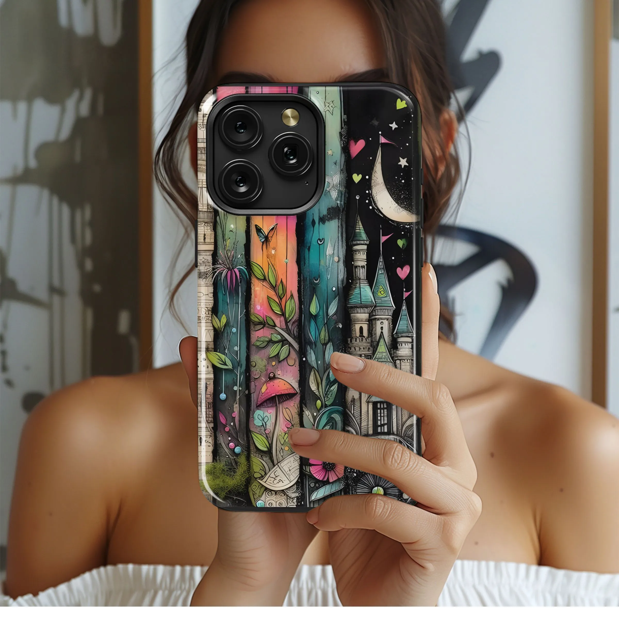 Whimsical Dreamland Design Phone Case iPhone Samsung Cover Pixel 4857