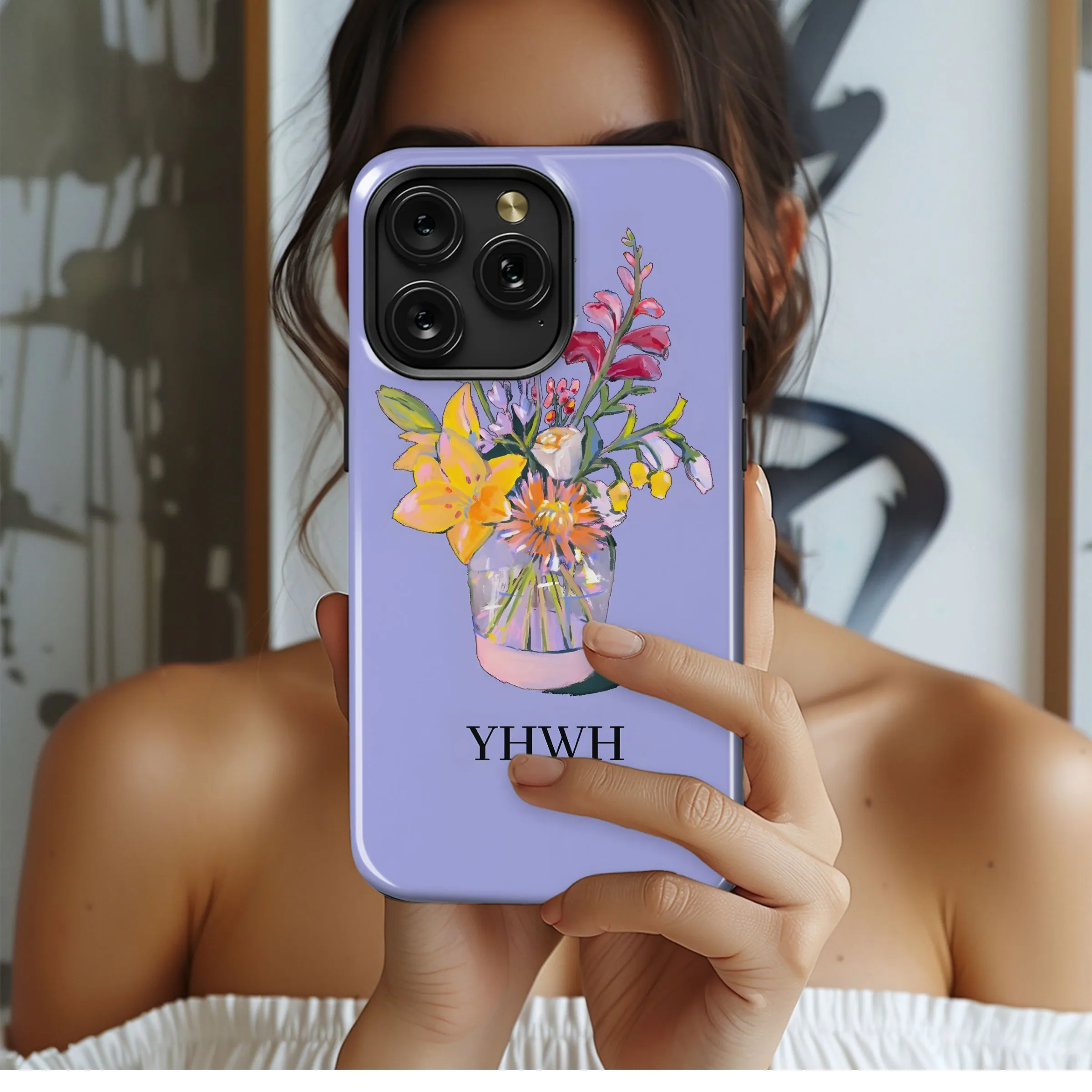 YWHW floral
 Phone Case iPhone Samsung Cover Pixel 5040